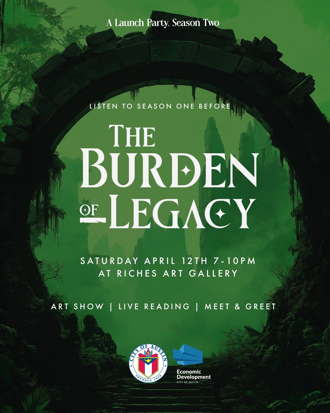 Poster for A Launch Party, Season Two, April 12th